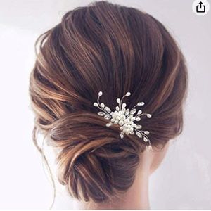 Bridal Pearl Hair Clip- New